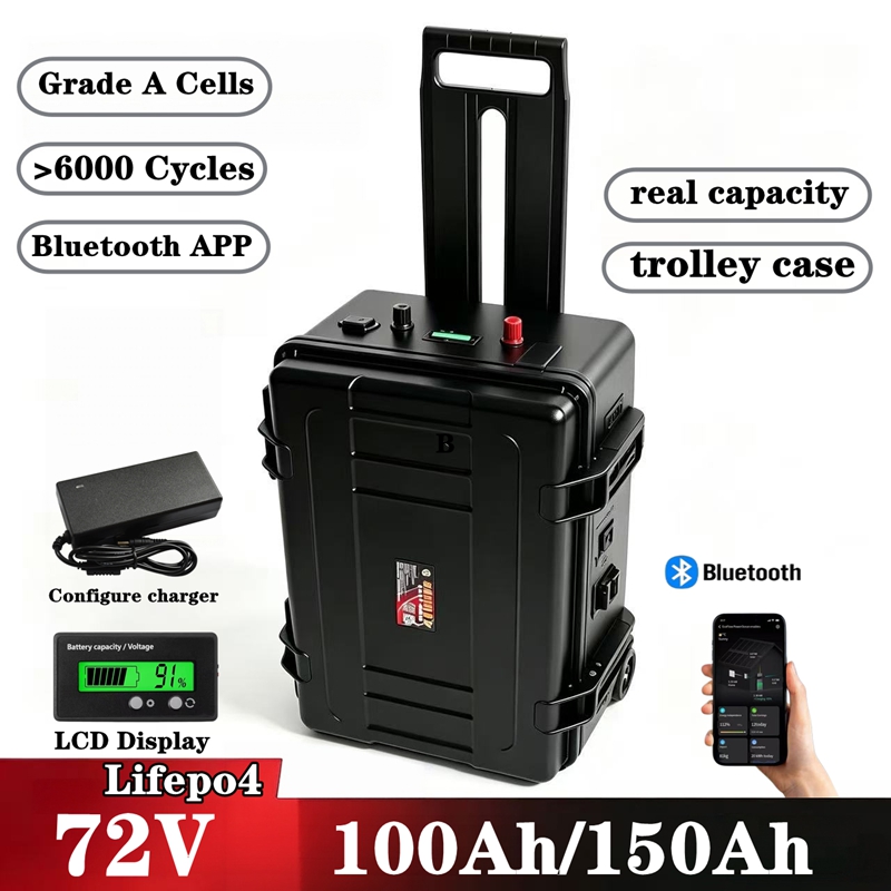 Lifepo4 72V 100Ah Battery Pack Ev - Waterproof 72V 150Ah 100Ah LiFepo4 lithium