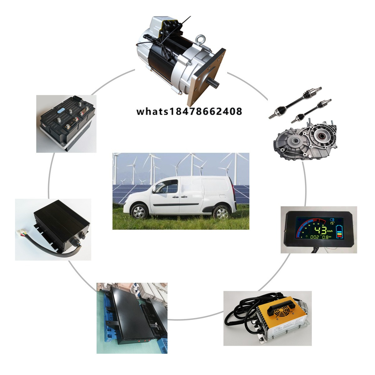 15kW Elektirikli Motor Car Ele - Ev Electric Motor Conversion Kit Car recension och pris
